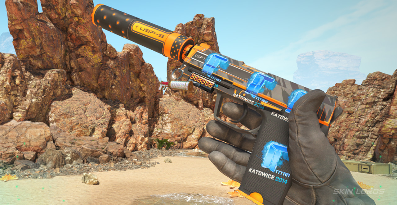 usp-s orion with titan holo stickers from the most expensive cs2 inventory