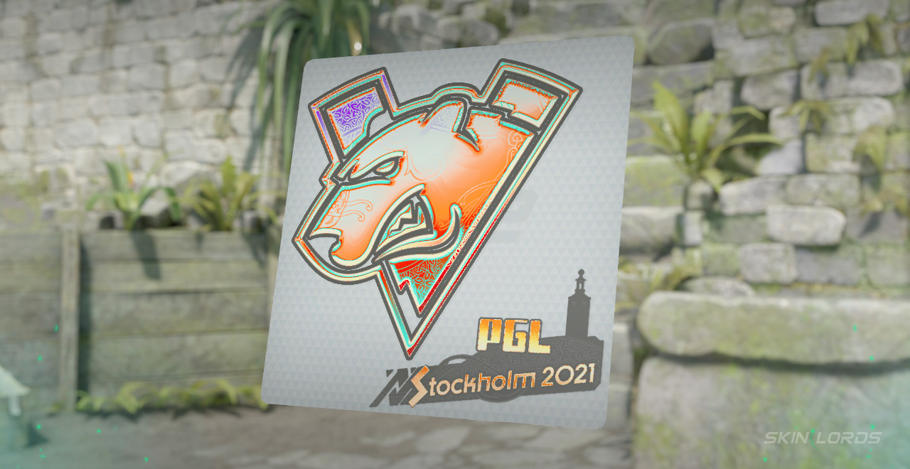 Virtus.Pro (Holo) Stockholm 2021 orange cs2 stickers