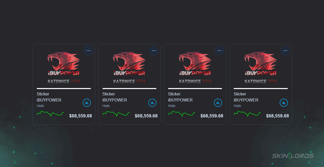 ibuypower holo stickers from the most expensive cs2 inventory