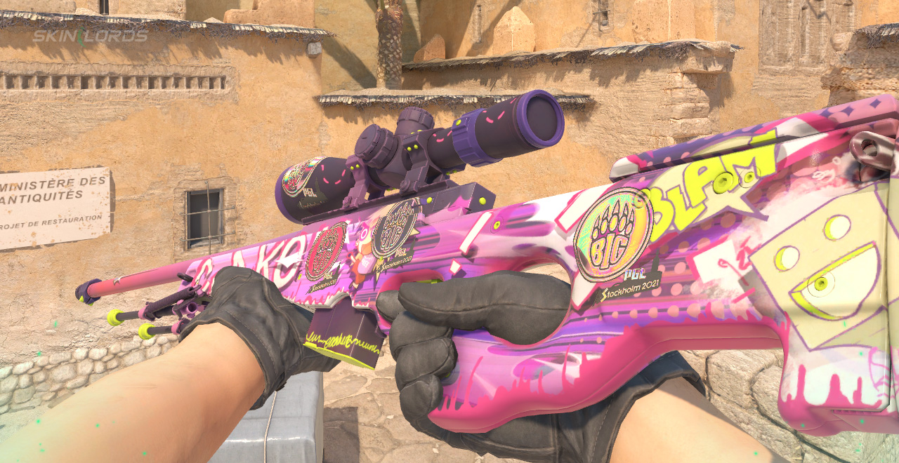 AWP Crakow! + 4x BIG (Holo) Stockholm 2021 Sticker Craft