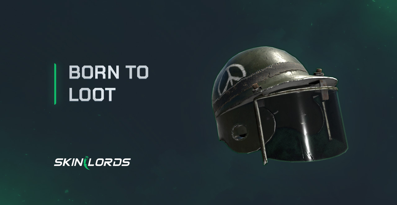 born to loot helmet rust