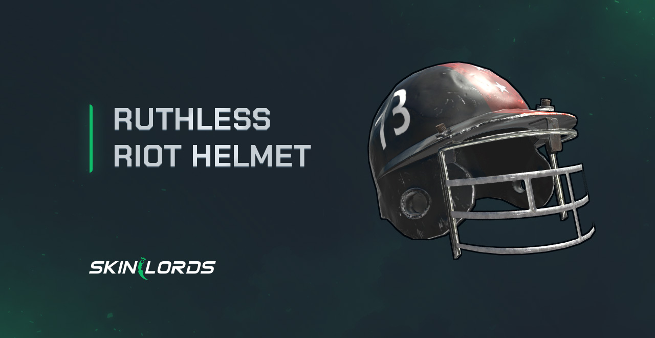 Ruthless Riot Helmet rust