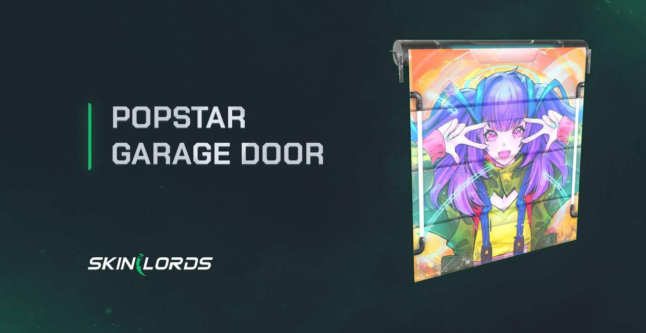 Popstar Garage Door rust item store