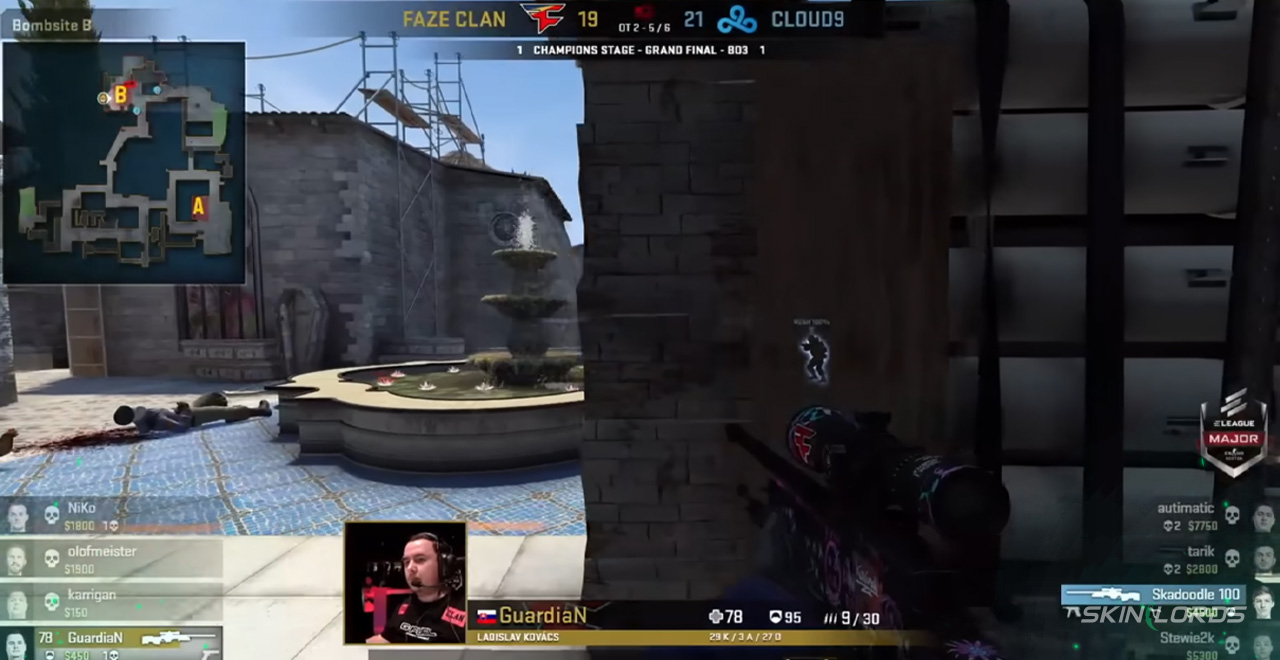 guardian 1v2 vs cloud9