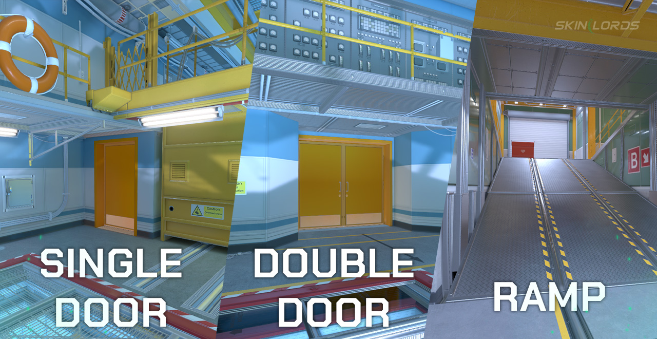 single door double door and ramp nuke cs2