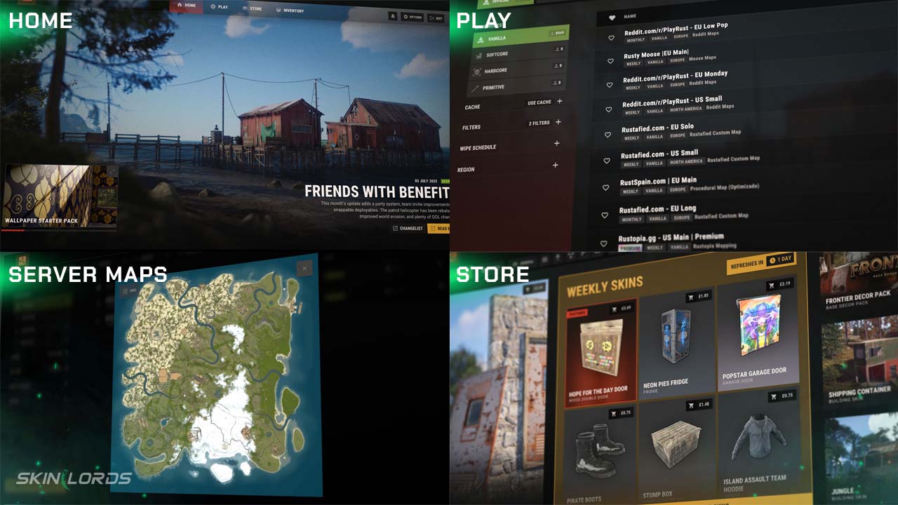 rust Menu Overhaul