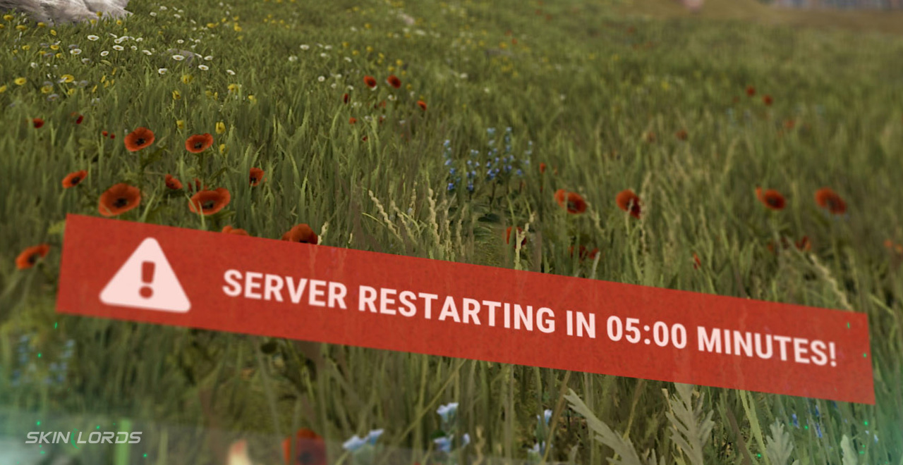 rust server restart warning