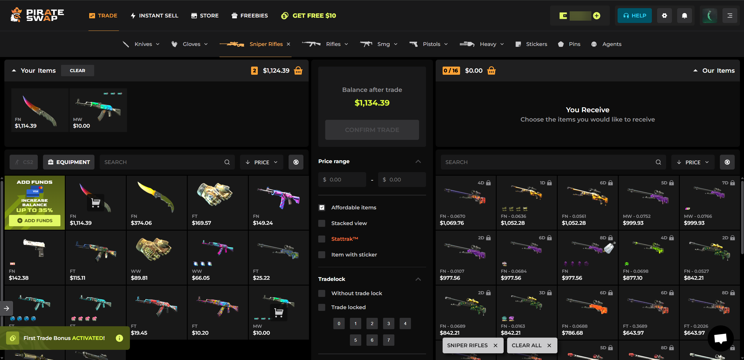 pirateswap cs2 skin trading