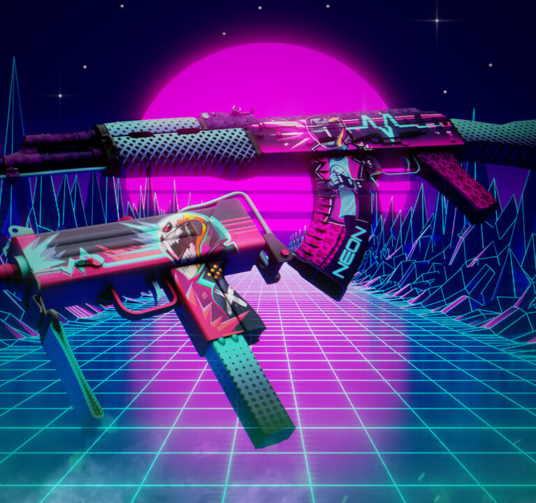 CS2 Skin Families: The Neon Rider Skin Family