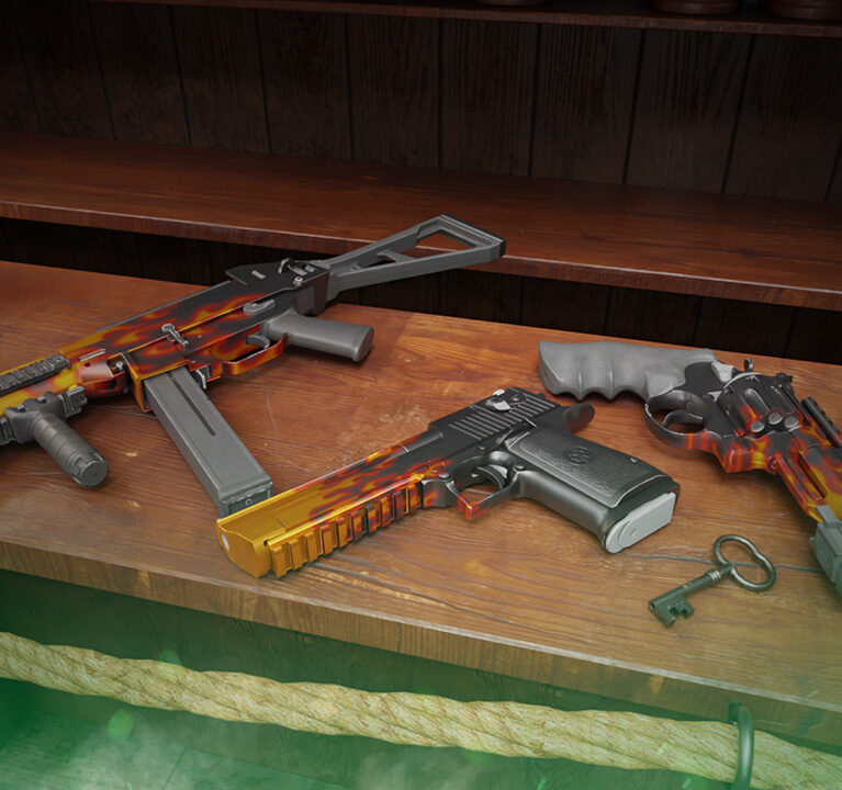 CS2 Skin Families: The Blaze Skin Family