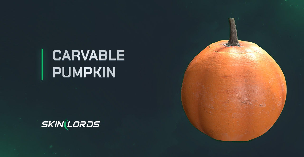 Carvable Pumpkin rust halloween store