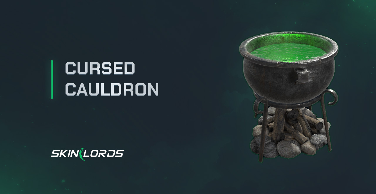 Cursed Cauldron rust halloween store