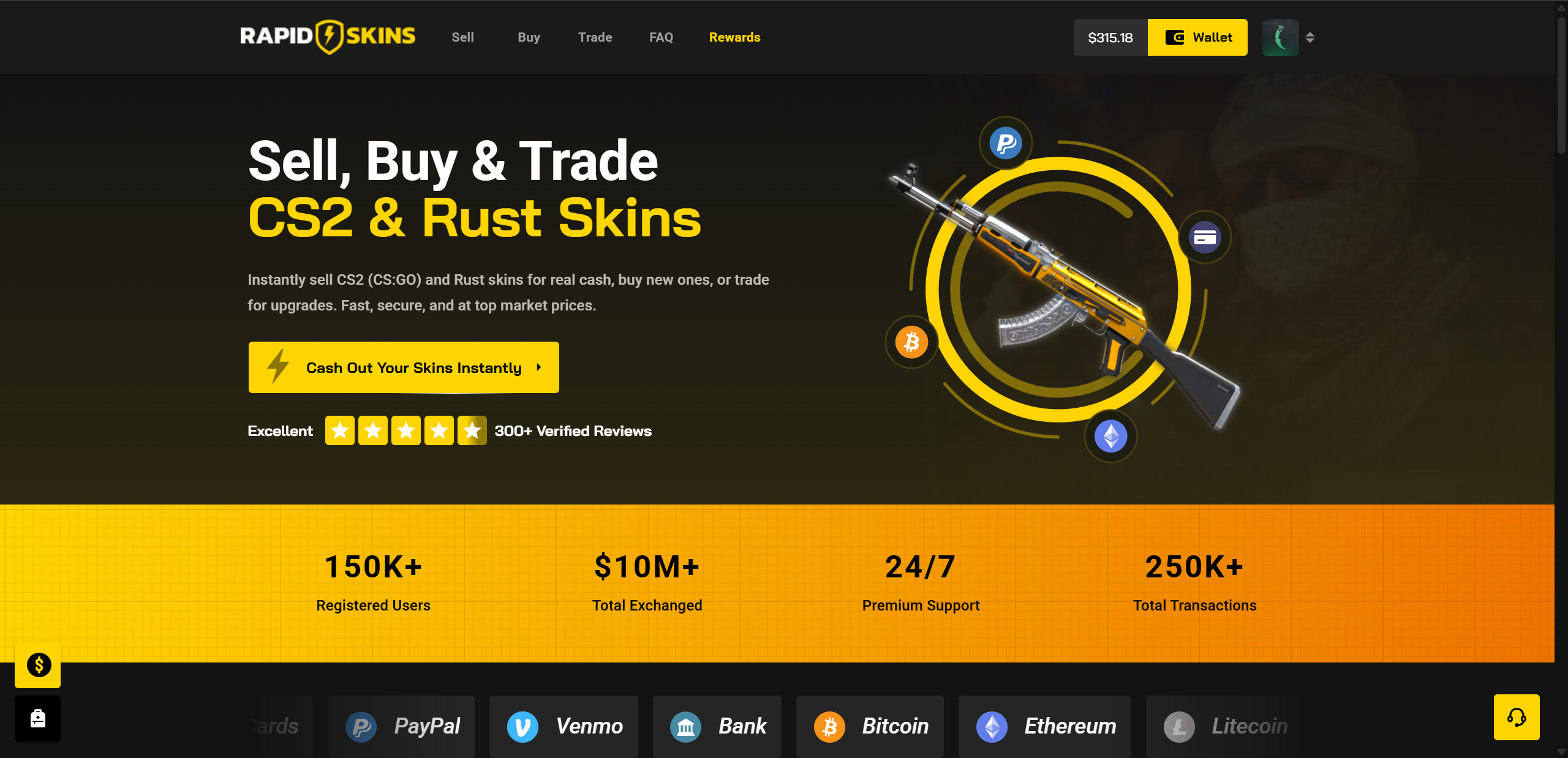 RapidSkins review - rapidskins home page