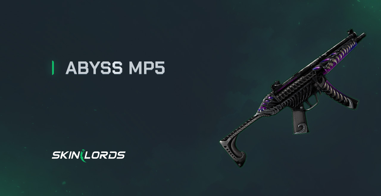 Abyss MP5 rust skin in the rust item store