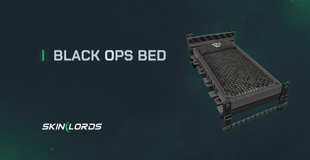 Black OPS Bed rust skin in the rust item store