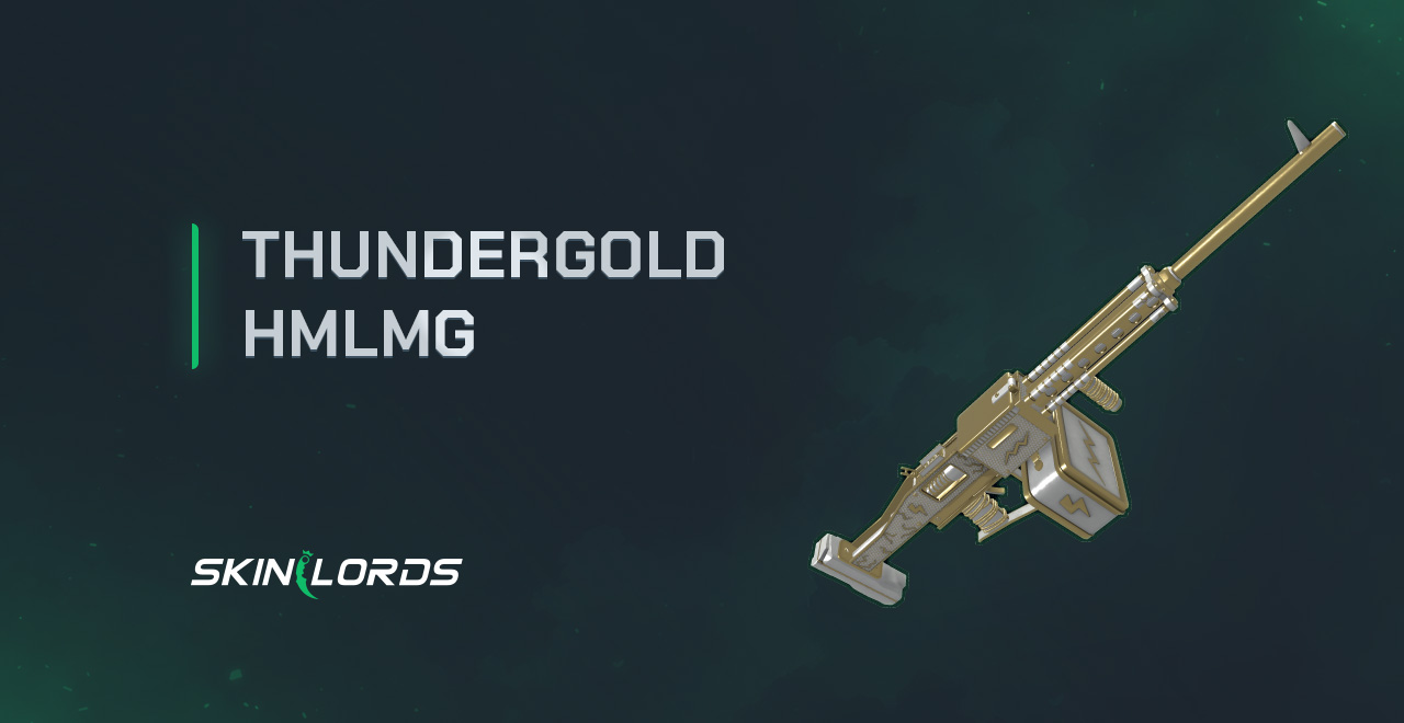 Thundergold HMLMG rust skin in the rust item store