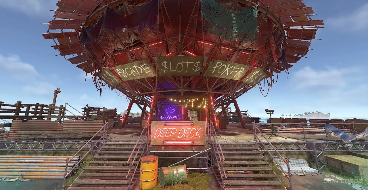 Rust Floating City Deep Deck Casino