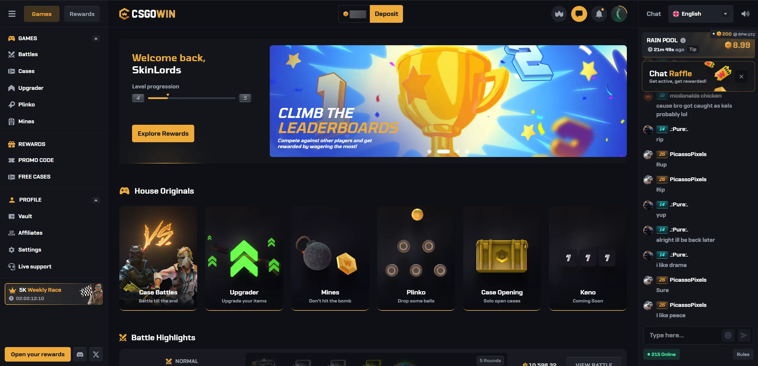 CSGOWin Review - CSGOWin Home Page