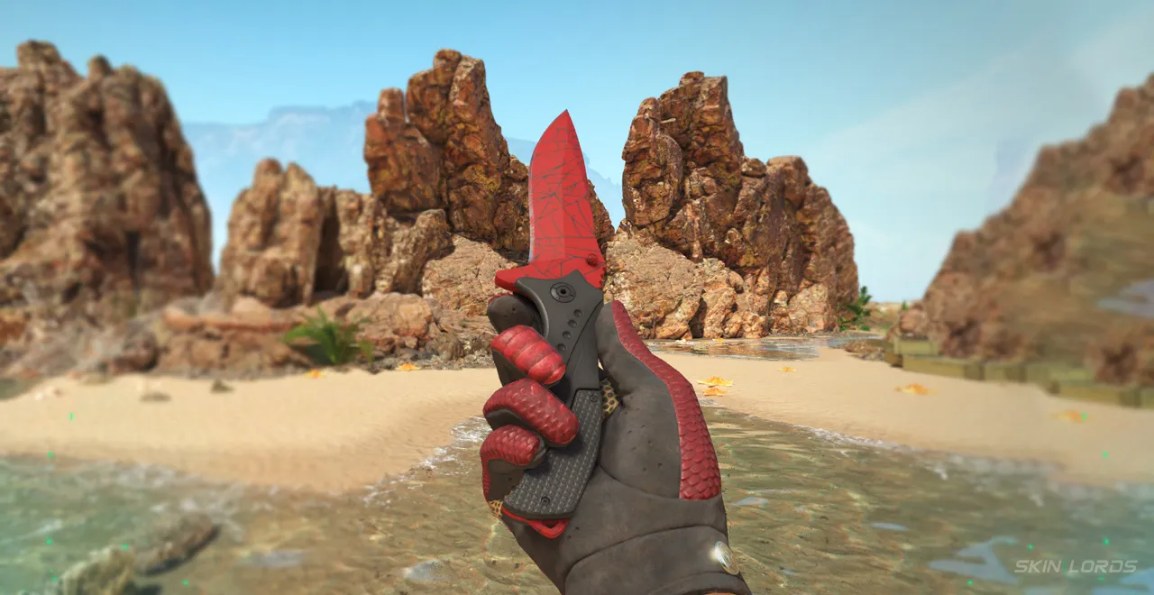 Best CS2 Knives for the Driver Gloves Dragon Fists - Driver Gloves Dragon Fists + Nomad Knife Crimson Web