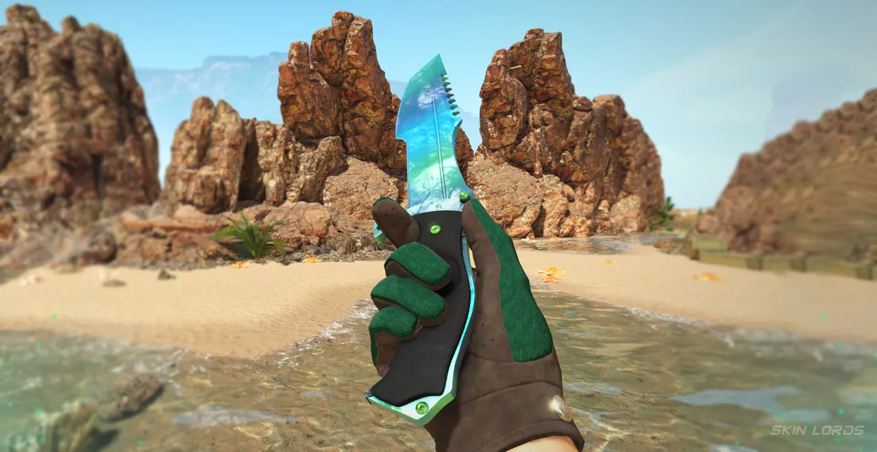 Best CS2 Knives for the Driver Gloves Hand Sweaters - Driver Gloves Hand Sweaters + Huntsman Knife Gamma Doppler Phase 4