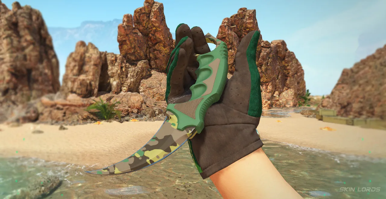 Best CS2 Knives for the Driver Gloves Hand Sweaters - Driver Gloves Hand Sweaters + Karambit Boreal Forest