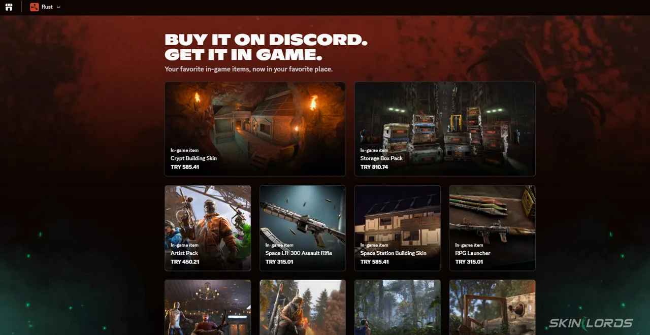 How to Use The Rust x Discord Shop