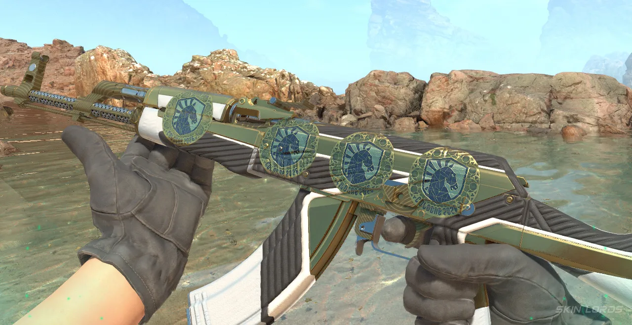 Best Team Liquid (Gold) Cologne 2026 Sticker Craft AK-47 The Oligarch+ 4x Team Liquid (Gold) Cologne 2026