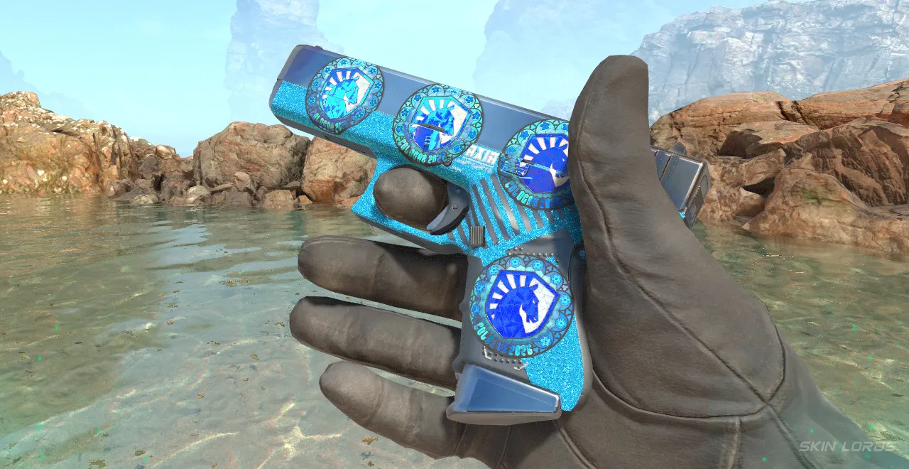 Best Team Liquid (Holo) Cologne 2026 Sticker Craft Glock-18 AXIA + 4x Team Liquid (Holo) Cologne 2026