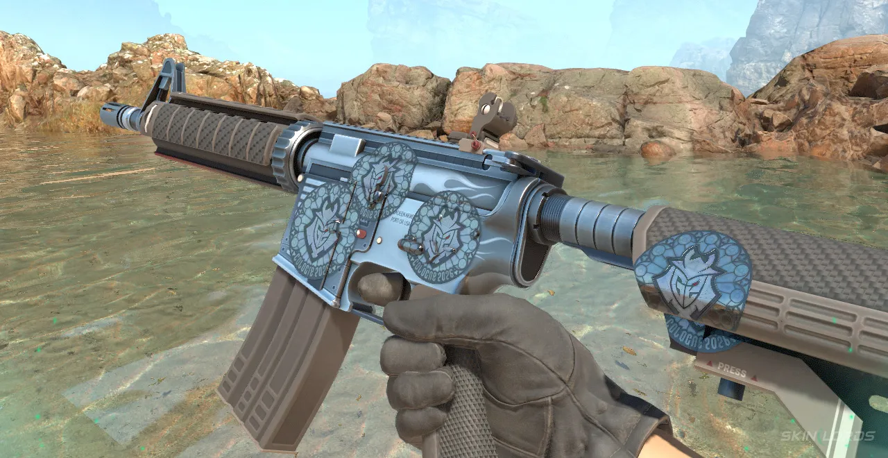 Best G2 Esports (Foil) Cologne 2026 Sticker Craft M4A4 Magnesium + 4x G2 Esports (Foil) Cologne 2026