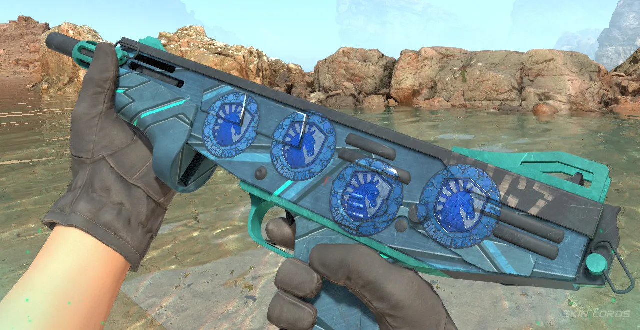 Best Team Liquid (Foil) Cologne 2026 Sticker Craft MAG-7 Cobalt Core + 4x Team Liquid (Foil) Cologne 2026