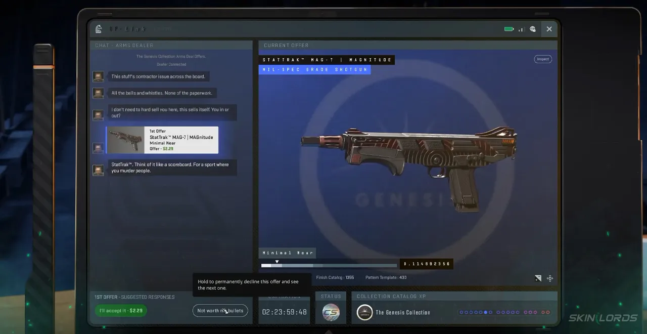 The Counter-Strike 2 Uplink Terminal Combines RNG and Choice